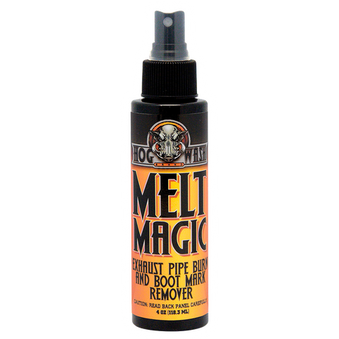 HOG WASH MELT MAGIC EXHAUST PIPE BURN AND BOOT MARK REMOVER 4OZ HW0988