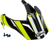 GMAX VISOR W/SCREWS VERTICAL GM-11 BLACK/HI-VIS YELLOW G011084