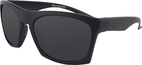 BOBSTER CAPONE SUNGLASS MATTE BLACK W/ANTI-FOG SMOKED LENS ECAP001