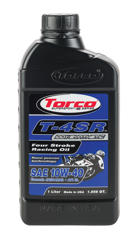TORCO T-4SR 4-STROKE RACING OIL 10W-40 1L T651044CE