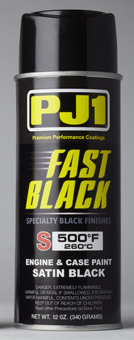 thumbnail image 2 of PJ1 Fast Black Satin Engine Paint - 16-SAT - 12 Oz Aerosol High Temp 2 of 3