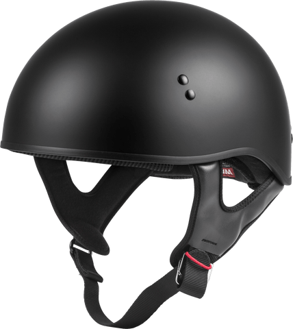 GMAX HH-45 HALF HELMET NAKED MATTE BLACK SM H145074