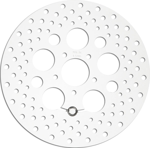 HARDDRIVE SS DRILLED FR ROTOR 11.8 POLISHED TOURING 08-13 11-062