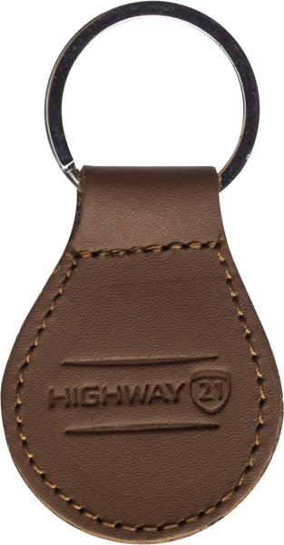 HIGHWAY 21 KEY CHAIN BROWN #6049 489-99~81