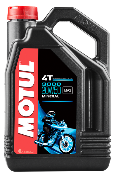 MOTUL 3000 PETROLEUM OIL 20W50 4 LT 107319