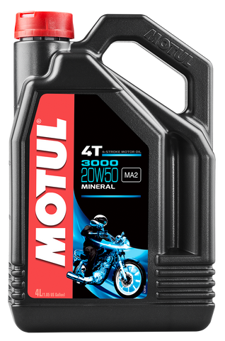 MOTUL 3000 PETROLEUM OIL 20W50 4 LT 107319