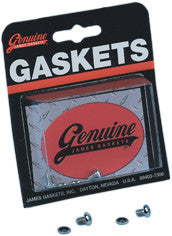 JAMES GASKETS GASKET SCREW FORK DRAIN CHROME BUTTON SCREWS KIT 45790-80-BH