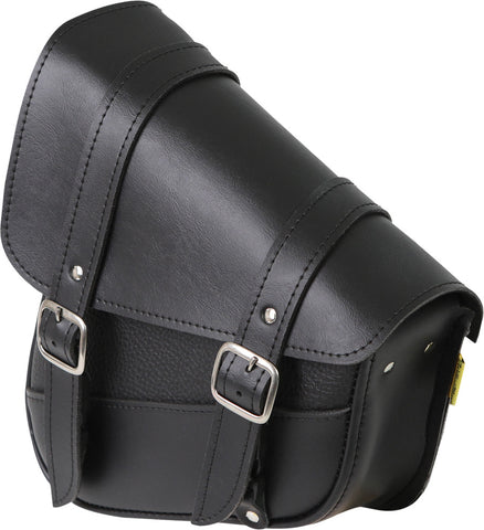 WILLIE & MAX BLACK SYN LEATHER SWINGARM BAG 10.5