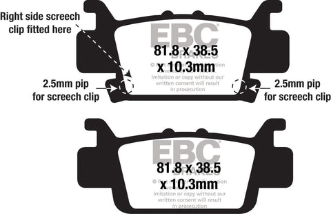 EBC BRAKE PADS FA7034SV