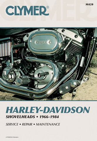 CLYMER REPAIR MANUAL HARLEY 74/80 4 SPD CM420