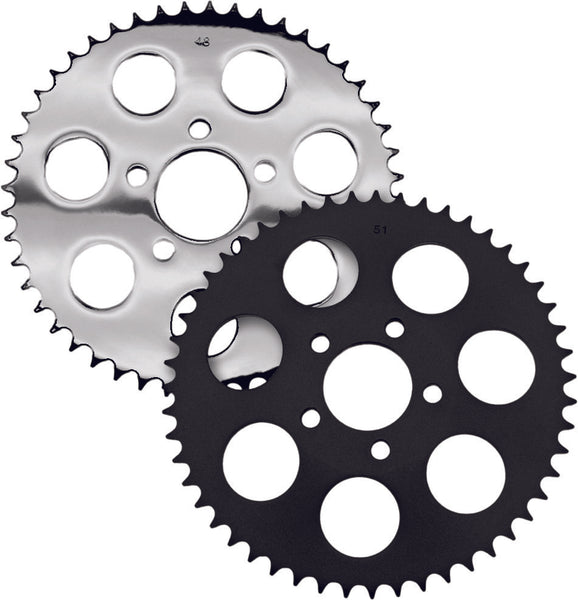 HARDDRIVE GLOSS BLACK REAR SPROCKET 51T BIG TWIN 00-13 201649