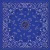 ZAN BANDANNA NAVY PAISLEY B002