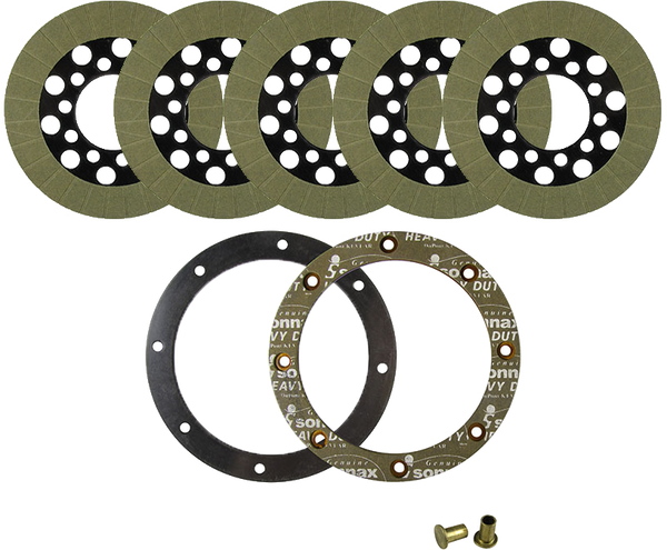 ALTO CLUTCH PACKS FRICTION KEVLAR BIG TWIN 67-83 W/BACKING PLATE 095752KM