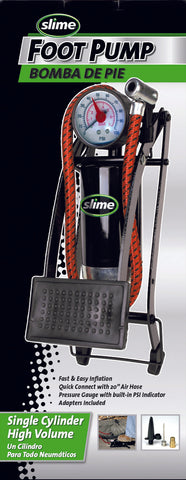 SLIME SINGLE CYLINDER FOOT PUMP 2061-A