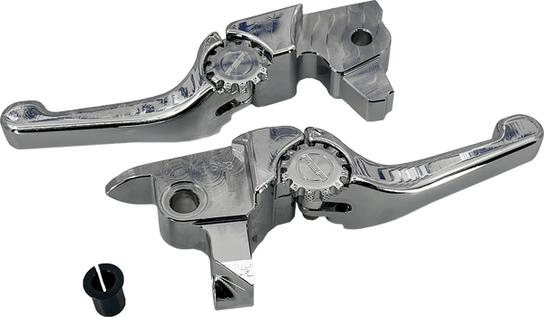PSR ANTHEM SHORTY LEVER SET CHROME 17-20 FLT / HYD CLUTCH 12-01661-20