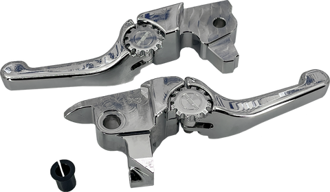 PSR ANTHEM SHORTY LEVER SET CHROME 17-20 FLT / HYD CLUTCH 12-01661-20