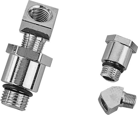 HARDDRIVE CHROME OIL LINE FITTING SET 347038