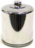 K&N OIL FILTER (CHROME) KN-174C