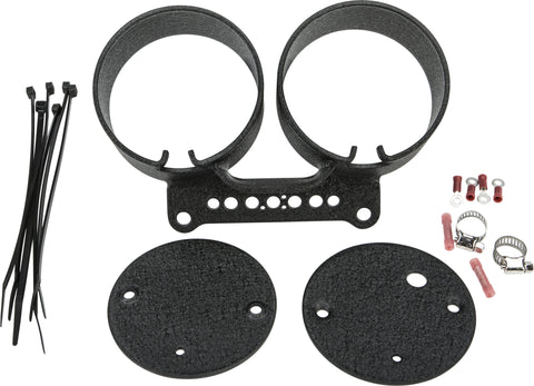 HARDDRIVE DUAL GAUGE MOUNT BRACKET KIT BLACK 169390