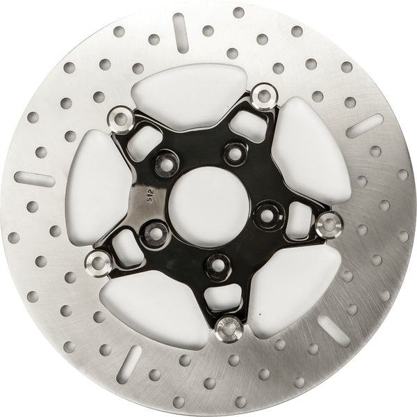 EBC FLOATING BRAKE ROTOR CHROME W/BLACK CENTER FSD010BLK