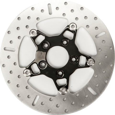 EBC FLOATING BRAKE ROTOR CHROME W/BLACK CENTER FSD010BLK