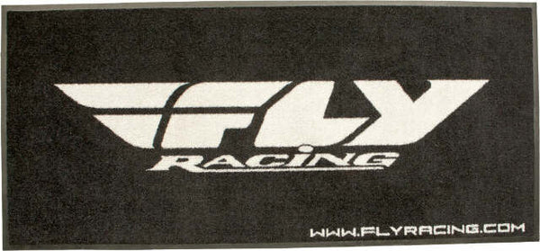 FLY RACING FLOOR RUG BLACK/WHITE 73