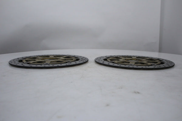 Front Right Left Brake Rotors Set Suzuki GSXR600 97-00 OEM