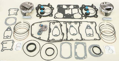 WISECO V-TWIN PISTON KIT W/GASKETS VT2712