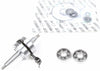 WISECO BOTTOM END KIT KAW/SUZ WPC130