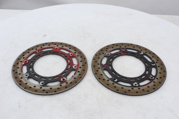 Front Brake Rotors Set Yamaha YZF-R1 98-99 OEM