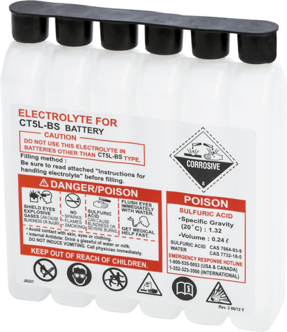 FIRE POWER SEALED BATTERY ELECTROLYTE PACK 240CC 240CC CTX