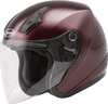 GMAX OF-17 OPEN-FACE HELMET WINE RED MD G317105N