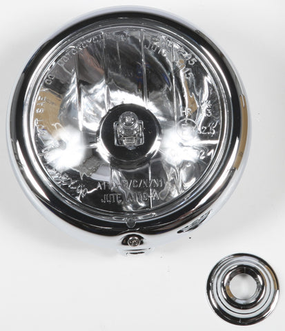 NATIONAL CYCLE LIGHT ASSEMBLY CHROME SHELL HALOGEN H3 BULB 90-910505-000