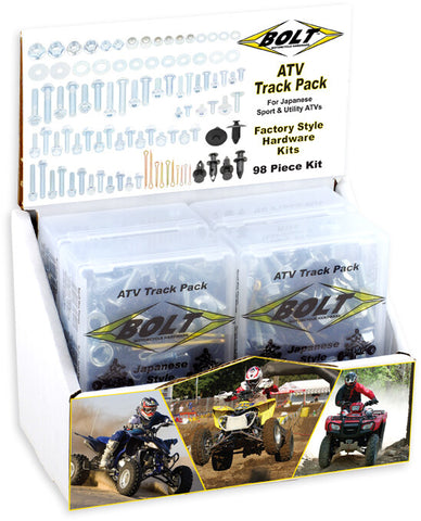 BOLT ATV TRACK PACK 6/PK DISPLAY 2007-6ATP