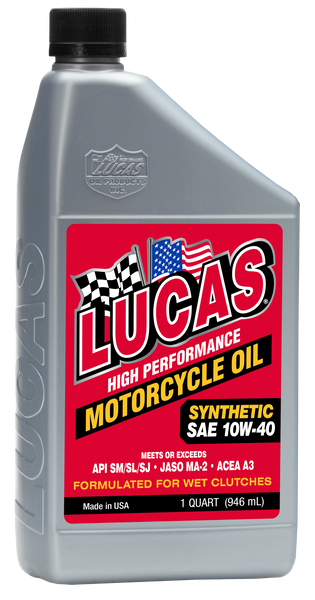 LUCAS SYNTHETIC HIGH PERFORMANCE OIL 10W-40 1QT 10793