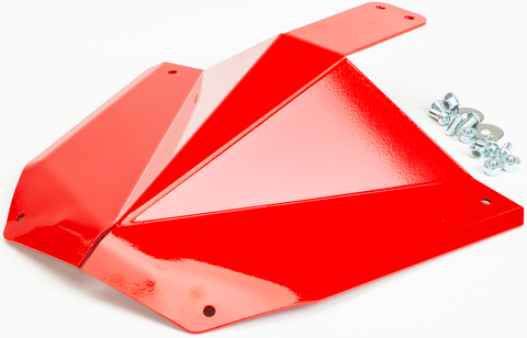 STRAIGHTLINE SKID PLATE RED FOR GEN4 FRONT BUMPER S/M 183-232-RED