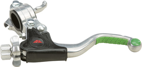 FLY RACING PRO KIT SHORTY LEVER GREEN W/HOT START 4W1024