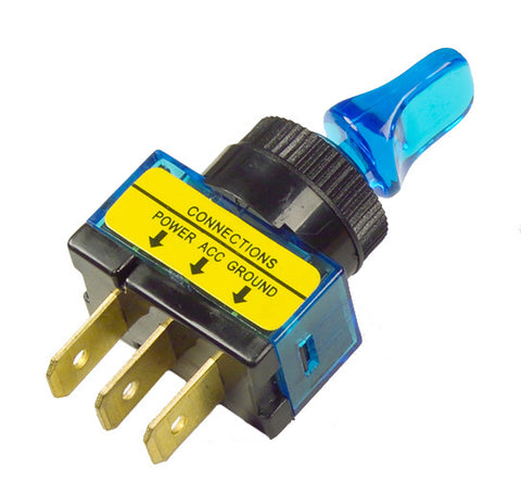 GROTE TOGGLE SWITCH BLUE 20 AMP 82-1912