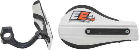 ENDURO ENGINEERING COMPOSITE MNT ROOST DEFLECTORS WHITE W/MOUNTING HARDWARE 53-220