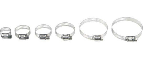 HELIX STAINLESS STEEL HOSE CLAMPS 8-22MM 10/PK 111-6206