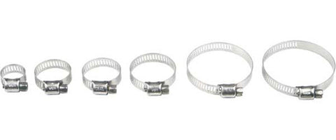 HELIX STAINLESS STEEL HOSE CLAMPS 26-51MM 10/PK 111-6224