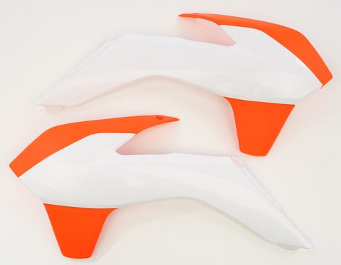 ACERBIS RADIATOR SHROUD ORANGE/WHITE 2314255321