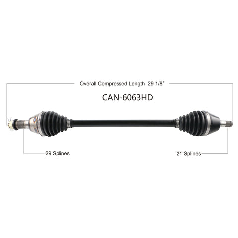 OPEN TRAIL HD 2.0 AXLE FRONT RIGHT CAN-6063HD