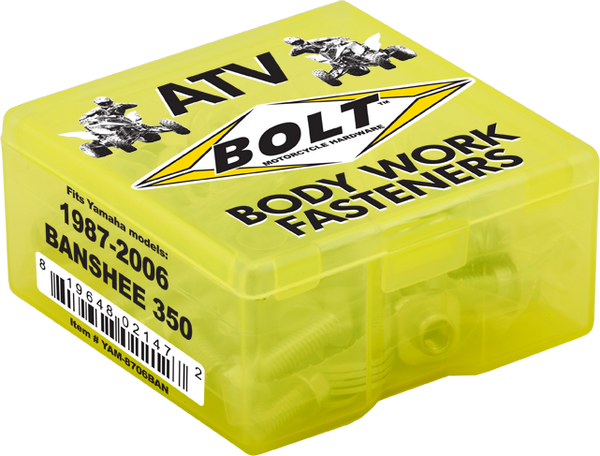 BOLT BODY WORK FASTENER KIT ATV YAM-8706BAN