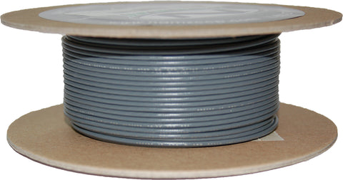 NAMZ CUSTOM CYCLE PRODUCTS #18-GAUGE GRAY 100' SPOOL OF PRIMARY WIRE NWR-8-100