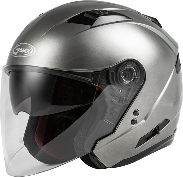 GMAX OF-77 OPEN-FACE HELMET TITANIUM XS O1770473