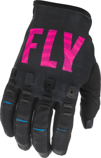 FLY RACING KINETIC S.E. GLOVES BLACK/PINK/BLUE SZ 13 374-51913