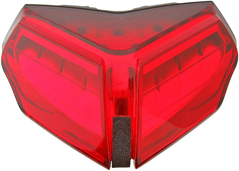 COMP. WERKES INTEGRATED TAIL LIGHT CHR/RED 848/1098/1198 MPH-80142R