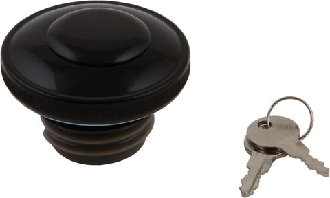 HARDDRIVE GAS CAP SCREW-IN W/LOCK&COVER VENTED BLACK 96-UP 03-0320AB-A