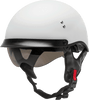 GMAX HH-65 HALF HELMET FULL DRESSED MATTE WHITE XS H9650203